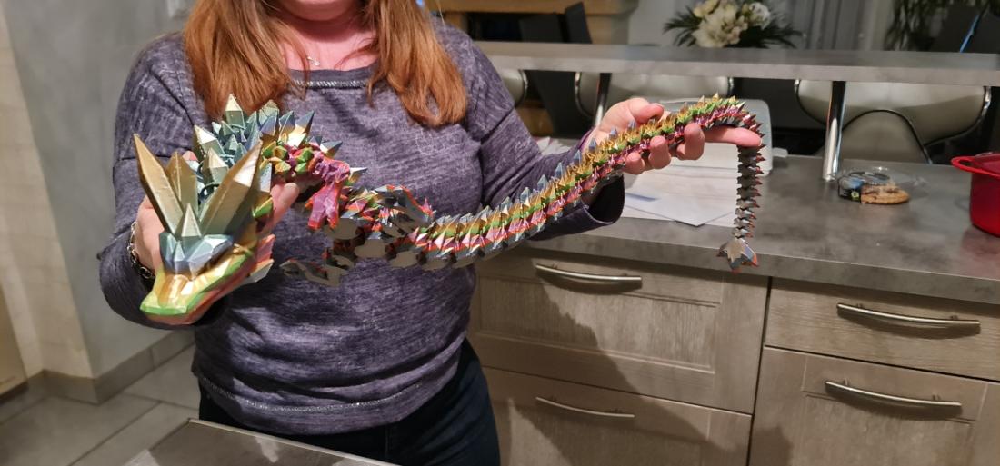 Dragon Crystal articulé