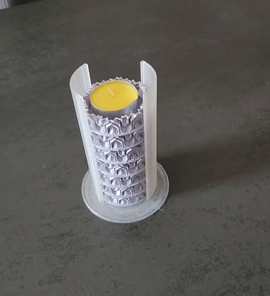 Decoration coupelle pour bougie