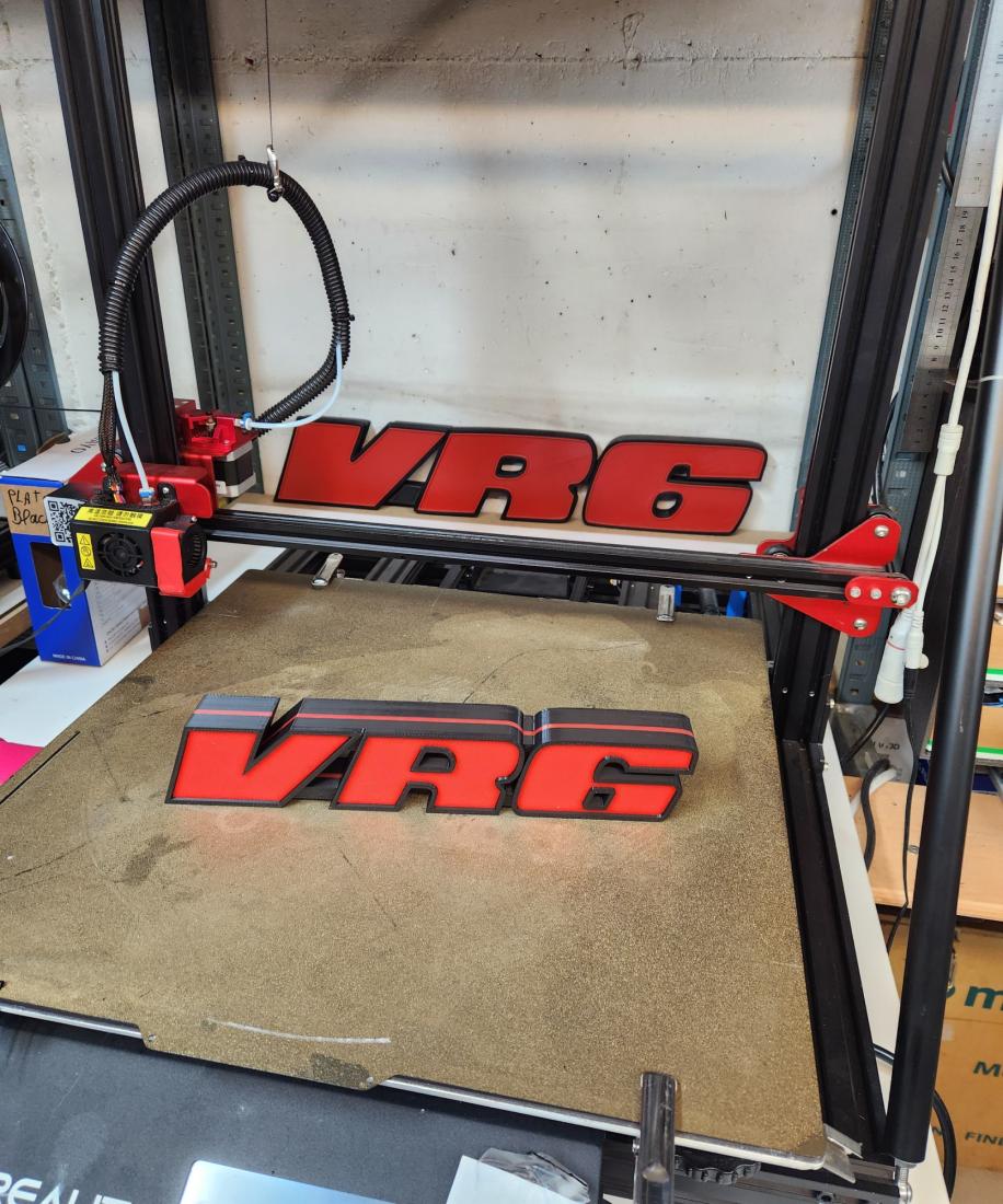 Logo VR6 Golf Volkswagen