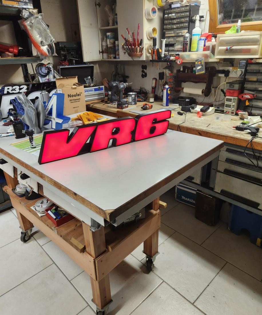 Logo VR6 Golf Volkswagen