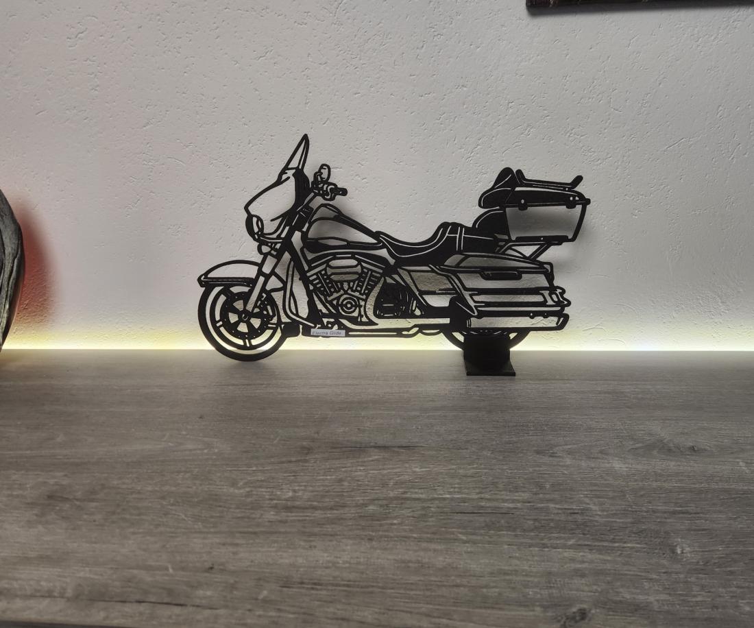 Wall Art Moto Harley Davidson Electra Glide