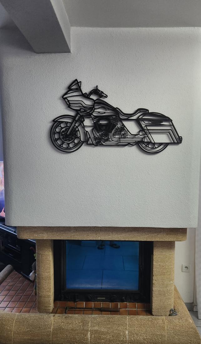 Wall Art Moto Harley Davidson Road Glide