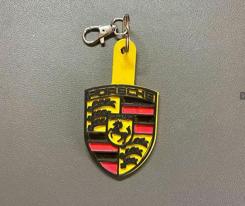 Porte clé Porsche