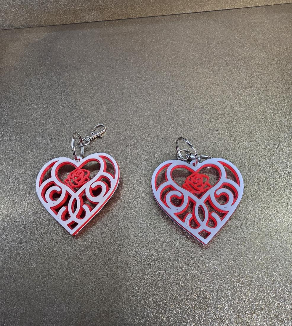 Porte clé Coeur