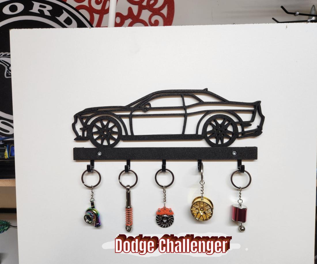Support pour clé , ou autre Dodge Challenger
