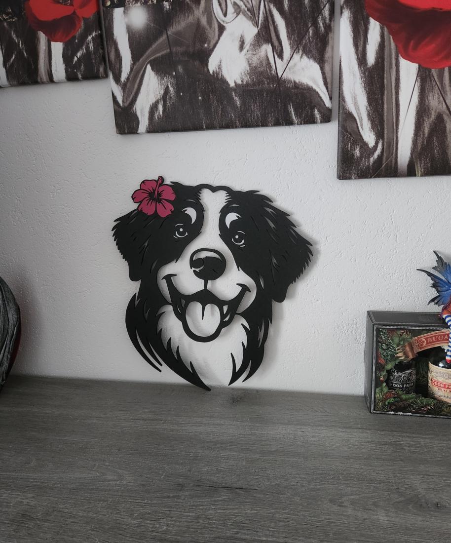 Wall Art Chien Bouvier Bernois