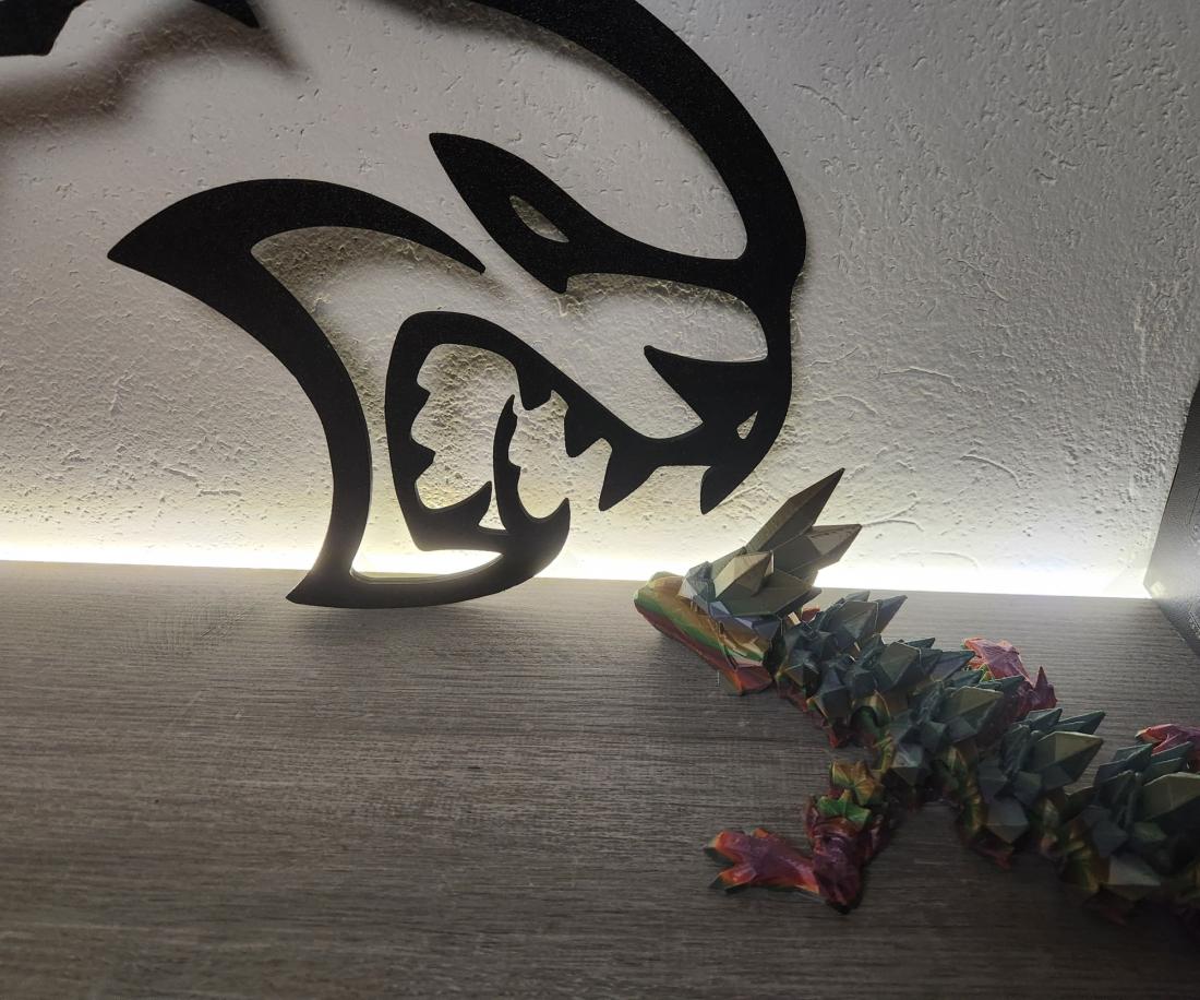 Wall Art Dodge SRT Hellcat