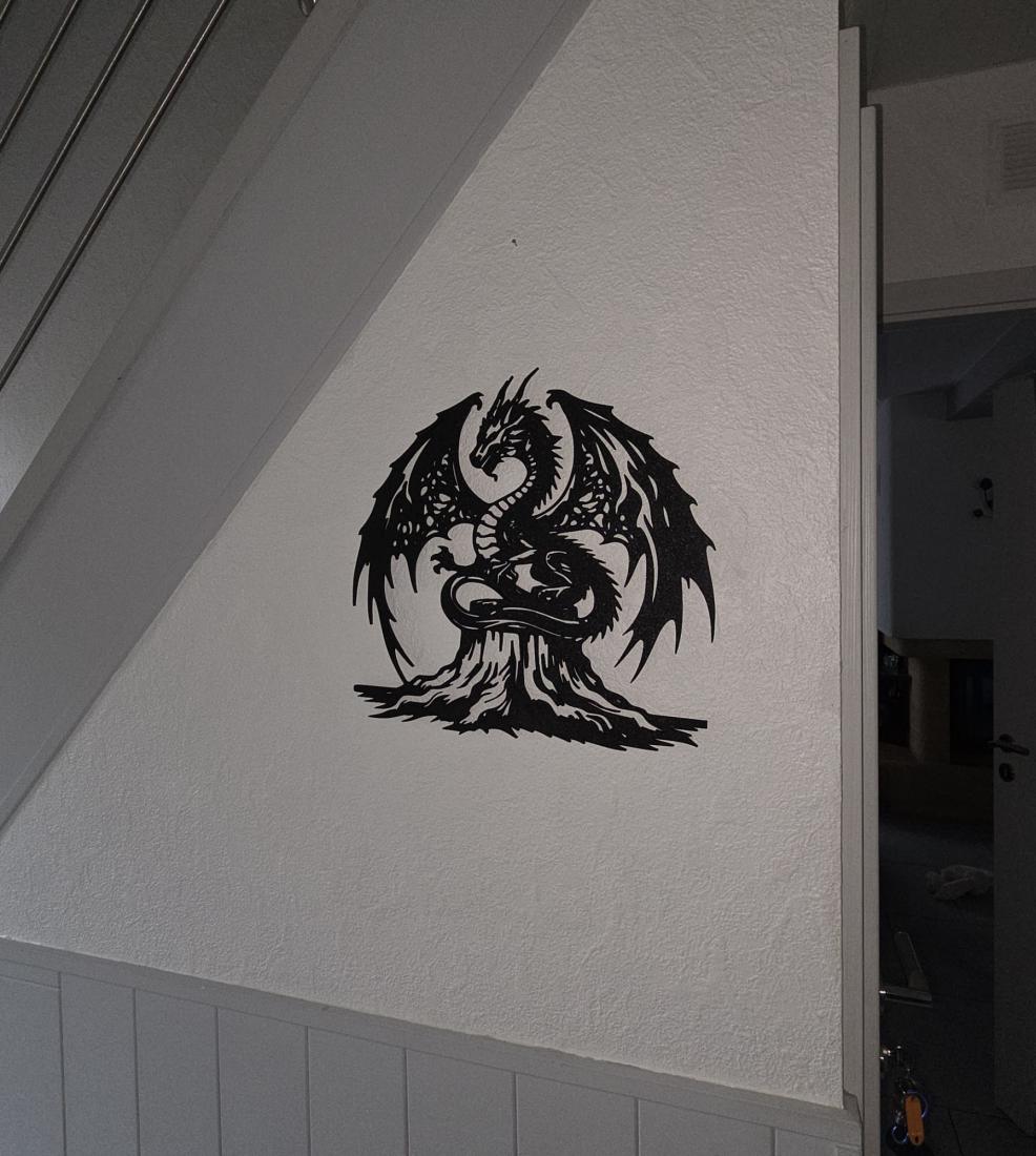 Wall Art Dragon Tron