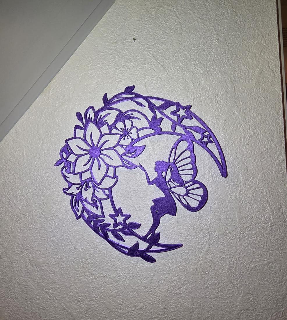 Wall Art Elfe Papillon Lune