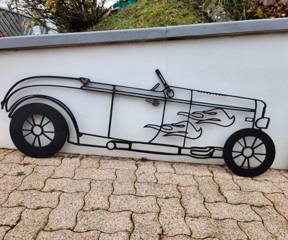 Wall Art Hot Rod avec Roues