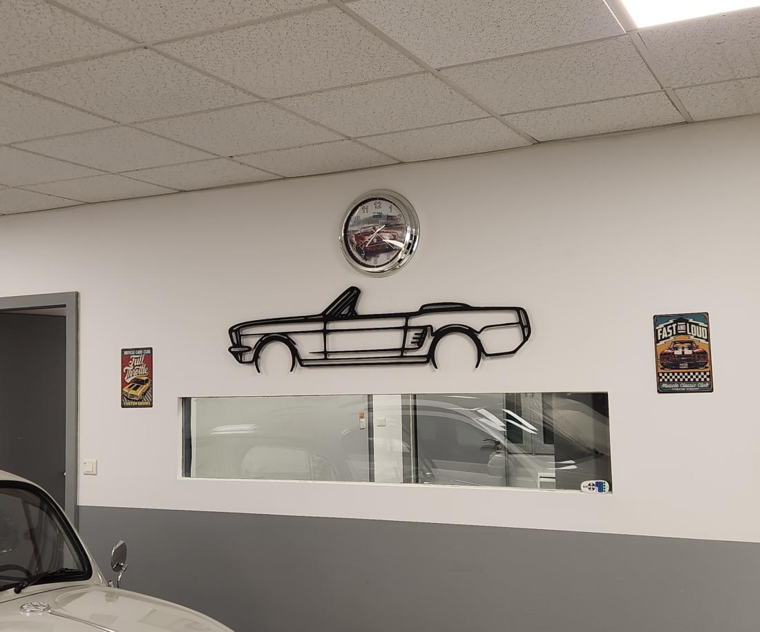 Wall Art Ford Mustang 67 decapotable