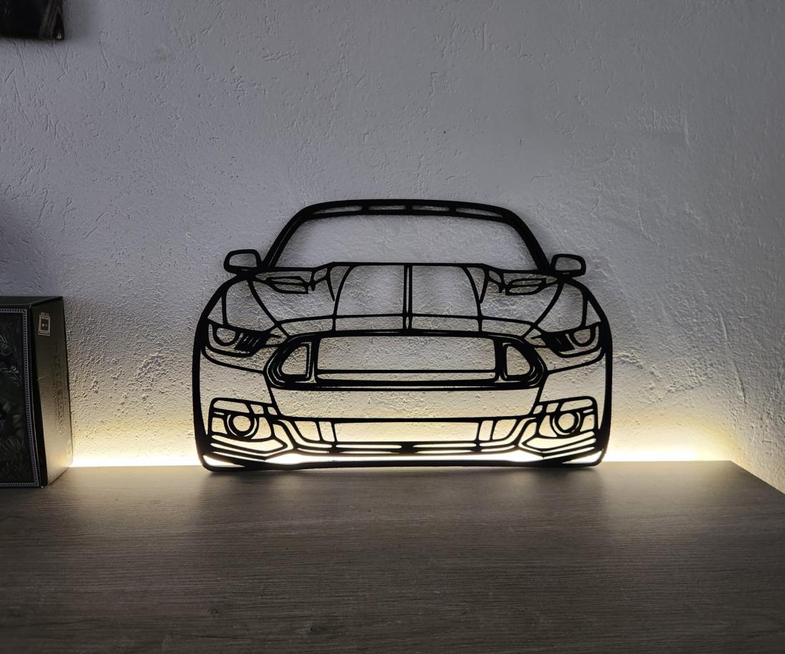 Wall Art Ford Mustang Face modèle B