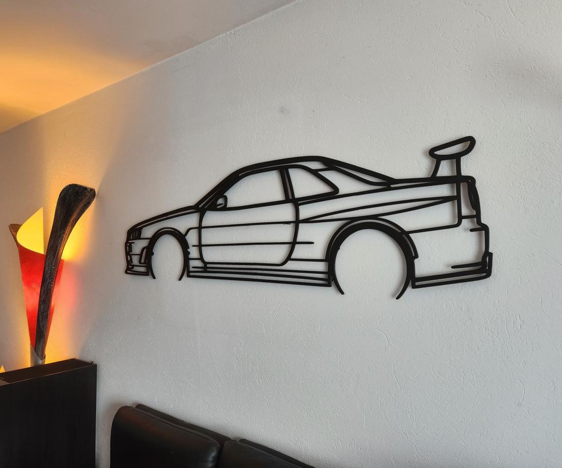 Wall Art Nissan Skyline R34