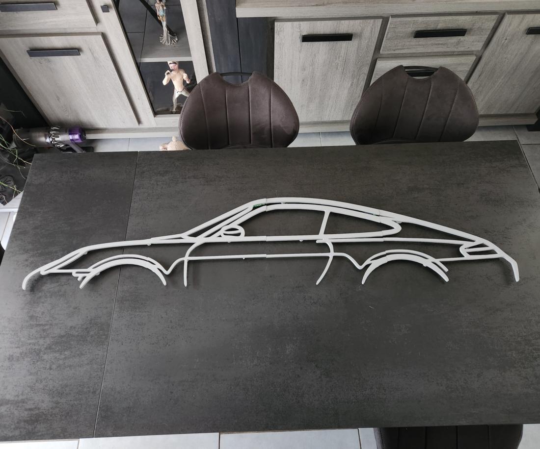 Wall Art Porsche 996