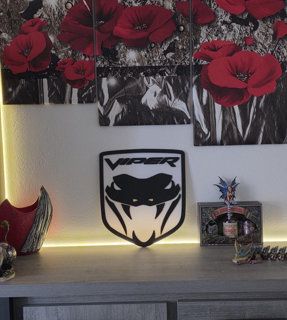 Wall Art Dodge Viper 01