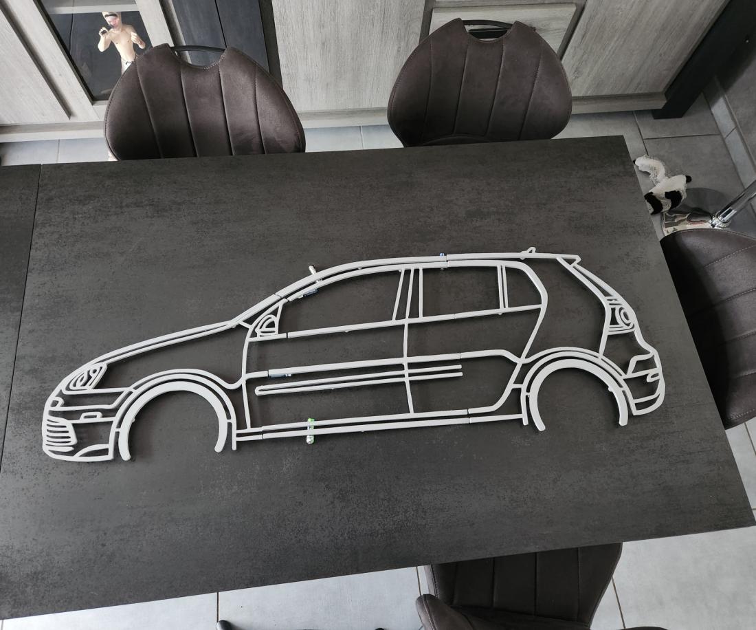Wall Art Golf5 R32 Volkswagen