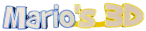 logo Mario 3d lumineux
